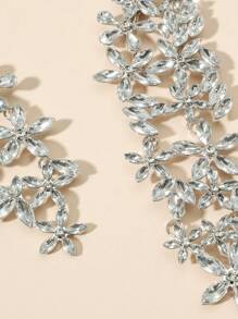 1pc Cubic Zirconia Inlaid Necklace