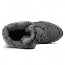 Women's High Top Boots, Large Size - Grey - View 3