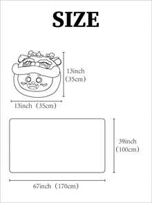 獅舞紅色枕毯,卡通風格聚酯纖維橢圓刺繡枕套被,適合辦公午休、家居休閒、旅行使用 - Dancing Lion 龍寶 - 查看 2