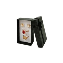 12 cái/lốc Giấy Hộp Nhẫn Dây chuyền Vật rủ xuống Hộp Hoa tai Hộp đựng Đồ trang sức Kệ trưng bày Đồ rẻ tiền Lưu trữ Đạo cụ Hộp Quà - 12 cái - Xem 18