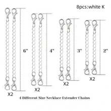 7-12pcs Diy Jewelry Making Supplies Kit Including Chain & Lobster Claw Clasp For Adults And Beginners - Yellow Gold - View 15