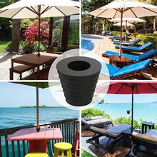 Umbrella Hole Ring Cap With Silicon Umbrella Stopper For Outdoor Garden Table - Multicolor - View 1
