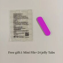 Upgrade Your Look With A 24Pcs/Set Short Square Shaped, Fashionable, Personalized, French Gradient, Metallic Pink Glitter Full Coverage Nail Art Set Perfect For Parties, Dances, And Daily Wear Press On Nails Nail Supplies Nails