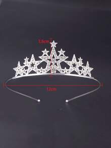 1頂女孩或女性皇冠發帶,適用於結婚、生日禮物、派對或宴會的髮飾