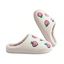 Women's Comfortable Home Fruit Peach Slippers - Multicolor - View 5