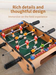 Interactive Game For Parties - Table Football Set With Low Legs And 6 Rows - Multicolor - View 6