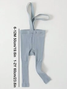 1條春秋童襪/連體褲/哈比褲/女童緊身褲/男童緊身褲/童裝連褲襪/童裝腳襪褲/嬰兒緊身褲/女童中大童長褲 - 灰色 - 查看 4