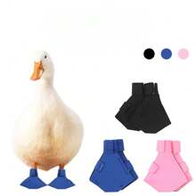 鴨/鵝足部保護鞋,家禽靴腳足保護套帶防滑鞋底,適用於鴨/鵝寵物