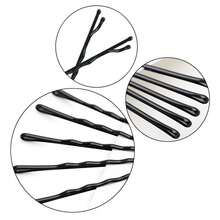 黑色鬢夾,黑色鬢夾,2英寸高級鬢夾,牢固鬢夾,適用於兒童,女孩和女性的髮夾 - 彩色 - 查看 4