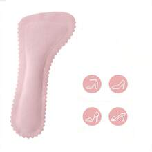 女士高跟鞋墊柔軟底部凉鞋墊自粘吸汗防滑透氣pu三分之一鞋墊按摩防震 - 粉色 - 查看 3