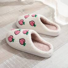 Women's Comfortable Home Fruit Peach Slippers - Multicolor - View 4
