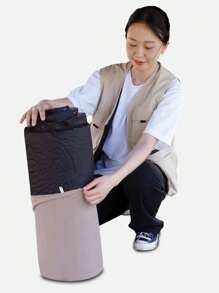 Self-Inflating Camping Air Mattress, Moisture-Proof Thick Sleeping Pad With Storage Bag For Outdoor Traveling - Khaki - View 6