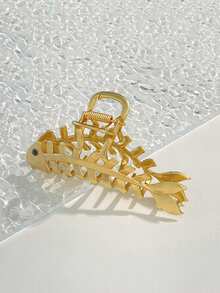 魚骨造型髮夾,防滑,強力定型髮型工具,法式設計,適用於粗細髮質,適用於女性和女孩適用的萬聖節時尚髮飾配件