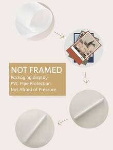 3入組抽象藝術風景畫布印刷品,豪華客廳沙發背景牆裝飾 - 彩色 - 查看 7