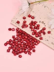 100 件聖誕鐘形珠寶製作材料適用於耳環、項鍊、手鍊 Diy 裝飾和派對用品