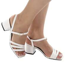 Women Heeled Sandals - 白色 - 查看 1