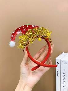 5入組女孩可愛聖誕卡通麋鹿鹿角頭帶 - 彩色 - 查看 5