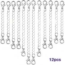 7-12pcs Diy Jewelry Making Supplies Kit Including Chain & Lobster Claw Clasp For Adults And Beginners - Yellow Gold - View 4