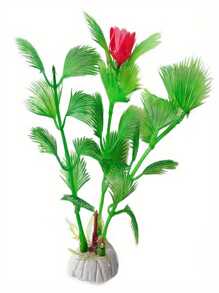 10Pcs radom type Fish Tank Landscaping Simulation Plastic Aquatic Plants, Artificial Fish Tank Plants - Multicolor - View 6