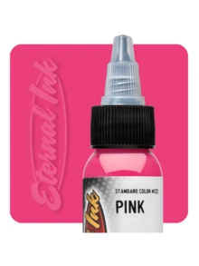 CORACIAS Eternal Ink Tattoo Ink 0.5 Oz Pink Shades, Tattoo Ink, Various Colors: Pink, Victorian Rose, Electric Raspberry, Light Magenta, Cotton Candy, Papaya, Pepto Pink, Rose Satin, Sea Shell, Nude Blush, Hot Pink, Different Tattoo Inks Shades To Choose From. - Pink - View 2