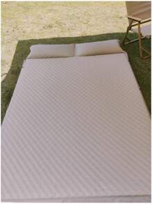 Self-Inflating Camping Air Mattress, Moisture-Proof Thick Sleeping Pad With Storage Bag For Outdoor Traveling - Khaki - View 5