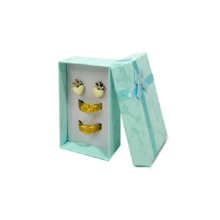 12 cái/lốc Giấy Hộp Nhẫn Dây chuyền Vật rủ xuống Hộp Hoa tai Hộp đựng Đồ trang sức Kệ trưng bày Đồ rẻ tiền Lưu trữ Đạo cụ Hộp Quà - 12 cái - Xem 11