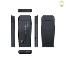 Consola de juegos retro  64G, consola de juegos clásica HD, más de 20000 juegos integrados, consola de 9 emuladores, salida  TV videojuegos, consola de juegos de alta definición con controladores inalámbricos duales de 2.4 G - Negro - Ver 4