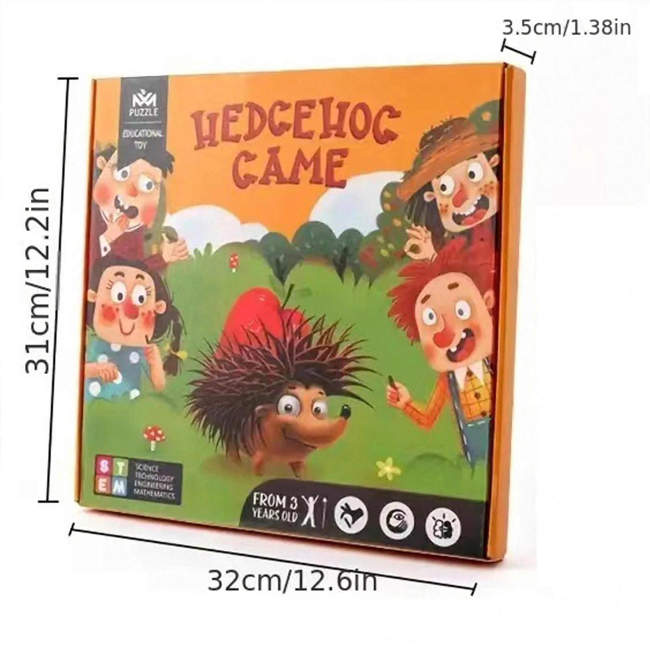 Christmas Decoration 1 Set Hedgehog Pick Up Sticks Game Hand Fine Motor