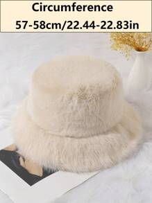 LEAJOURNO. 1 Mùa Đông Vintage Sang Trọng Nón Dành Cho Nữ Lớp Lót Dày, Ấm Áp Và Dễ Thương Bảo Vệ Tai Nón, phong Cách Nhật Bản Thanh Lịch - Màu be - Xem 3