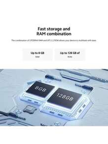 Xiaomi Note 12 8GB RAM 128GB ROM, Minimalist Solid Color - Grey - View 4