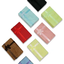 12 cái/lốc Giấy Hộp Nhẫn Dây chuyền Vật rủ xuống Hộp Hoa tai Hộp đựng Đồ trang sức Kệ trưng bày Đồ rẻ tiền Lưu trữ Đạo cụ Hộp Quà - 12 cái - Xem 17