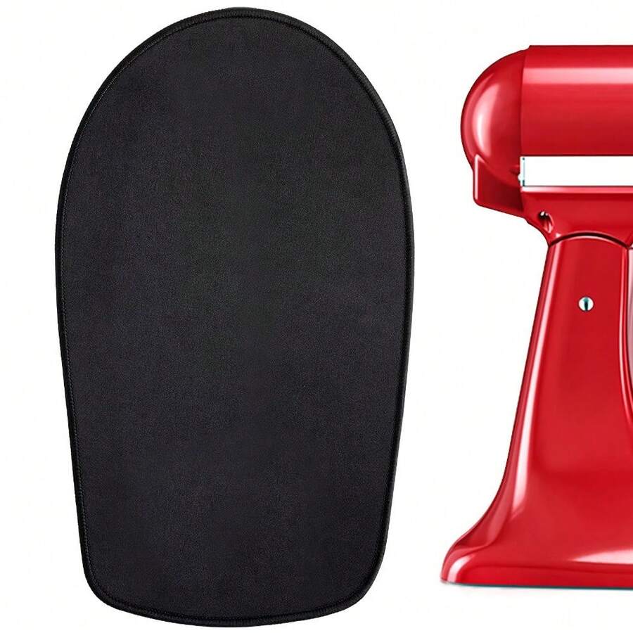 1件廚房攪拌機滑動墊,傾斜式攪拌機移動式滑動墊,廚房家電滑動墊,廚房攪拌機配件 - 黑色 - 查看 1