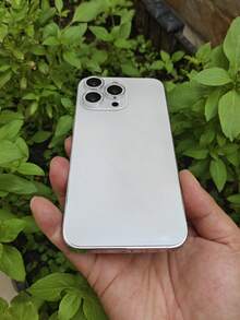 3 片銀色閃鑽款防刮防爆保護膜相容蘋果 Iphone 11-15 三片系列 - 銀色 - 查看 3