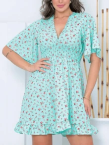 Women Dresses - Green - View 3