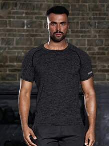 2 件套男友风格男士运动速干 T 恤，适合健身、跑步、篮球训练、圆领短袖透气上衣健身服男友风格男士基本款 T 恤 - 彩色 - 查看 2