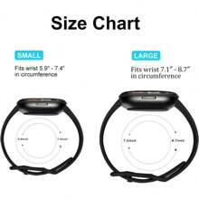 2 Packs Compatible With Fitbit Versa 4/Versa 3 Strap/Fitbit Sense/Sense 2 Strap, Soft Replacement Sport Strap Compatible With Fitbit Versa 4/Versa 3/Fitbit Sense For Women Men - multicolor - View 5