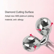 Cloud Prime 3D Facial Roller Massage - Silver - View 2