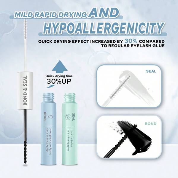 1 glue and 5 boxes of 12 mm eyelashes Individual Lashes Kit DIY Eyelash