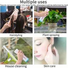 2pcs Hair Care Tool Set, Including 300ml Continuous Spray Bottle, Scalp Cleaning Brush, Handheld Scalp Massager & Comb - Two-piece set (frosted gradient powder) - View 12