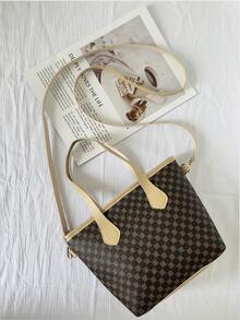 大容量、輕量、商務休閒 1 件幾何粉紅色腕帶,帶拉鍊和斜背帶,適合女士,可用於手機、旅行、戶外、學校、圖書館、大學生、青少年、女孩、高中生和老年人適合青少年女孩、女大學生、菜鳥和白領,非常適合辦公室、工作、商務、通勤