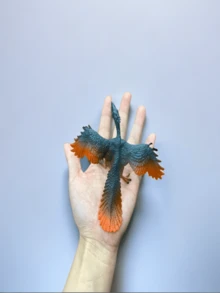 4入組中型逼真恐龍模型,包括暴龍、迅猛龍、三角龍和棘龍,可作為收藏裝飾、手工藝品或兒童教育玩具 - 彩色 - 查看 6