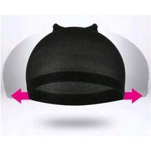 Kit 2 Toucas para Prender Cabelo Antes Peruca - Preto - Visão 3