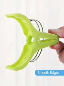8 piezas/4 piezas Clip de toalla de playa, clip de silla, soporte de toalla, clip de ropa de plástico, pinza para la ropa a prueba de viento para actividades al aire libre como camping - Multicolor - Ver 6