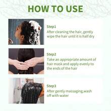 1入60g迷迭香薄荷護髮素,滋養髮根和髮梢,柔軟,保濕,修復頭髮,護髮乳