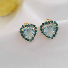 Stud Earrings - 金色 - 查看 1