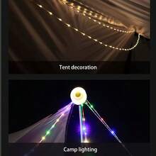 New Style Camping Light Outdoor Hanging Tent Light Led Strip Lamp Illumination Equipment For Campgrounds, Camping, And Festivities - Multicolor - View 10
