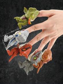 1入組卡通恐龍設計隨機逗貓棒手指袖 - 彩色 - 查看 9