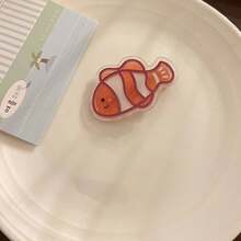 2入組亞克力海洋系列髮夾,用於留刘海的发夹,女孩頭飾