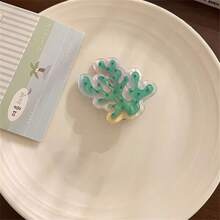 2入組亞克力海洋系列髮夾,用於留刘海的发夹,女孩頭飾