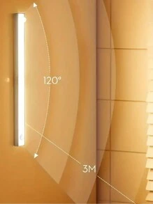 1入櫥櫃下方的燈,無線感應led條燈,led長感應燈,可充電磁吸夜燈,適用於走廊廚櫃樓梯走廊衣櫃家居房間裝飾 - 白光 - 查看 7